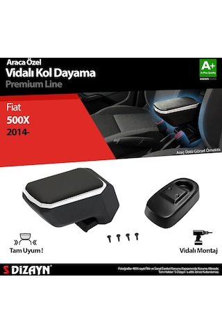 Fiat 500x Kol Dayama Kolçak Abs Vidalı Gri 2014 Üzeri A+kalite