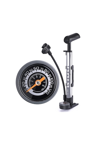 Giyo Gm-642 Göstergeli Pompa 120 Psı Gri/siyah