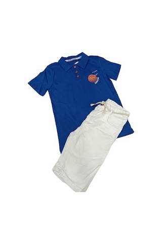 Pollito Sunshine Baskılı Polo Yaka Erkek Takım3996 001