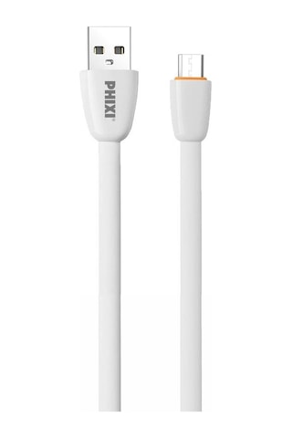 Phixi CB411M Force Yassı Kablolu 1M Micro USB Şarj ve Data Kablosu