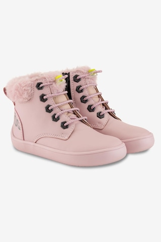 Hopfrög Furry Boots Pembe Lotus Barefoot Çocuk Botu Pembe