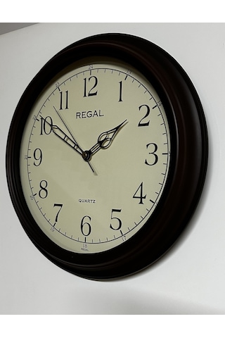 Regal 9103 A1 Ahşap Renk Klasik Duvar Saati (285572559) Ahşap