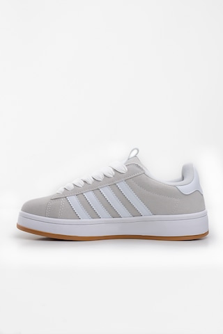 Bartrobel Kadın Süet Gri Spor Ayakkabı Sneaker