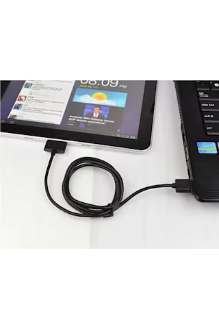 Samsung Uyumlu P1000 Plastik 100 Cm Şarj Ve Data Kablosu Nt-1994