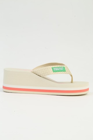 United Colors Of Benetton Benetton İthal Kadın Bej Terlik Bnı-10218 Bej