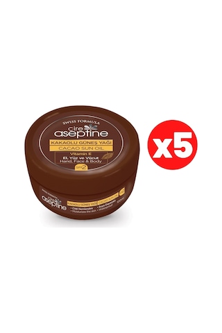 Cire Aseptine Kakaolu Güneş Yağı SPF2 5 x 100 ML