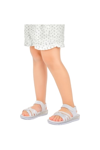 Kiko Kids Kız Çocuk Sandalet Arz 2346 Beyaz