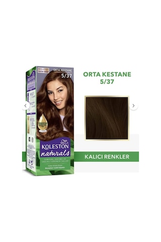 Koleston Naturals 5/37 Orta Kestane Saç Boyası