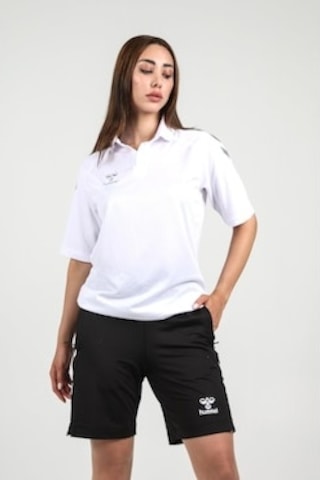 Hummel Dream Kamp Tişört, Polo Yaka Beyaz