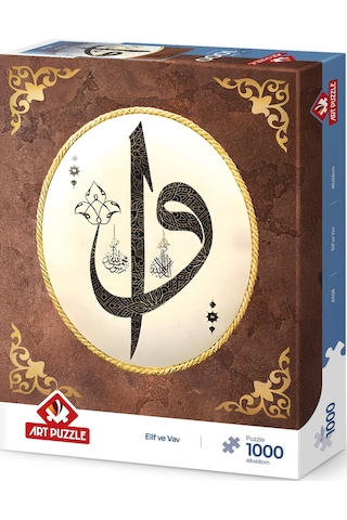 Art Puzzle Elif Ve Vav 1000 Parça Puzzle