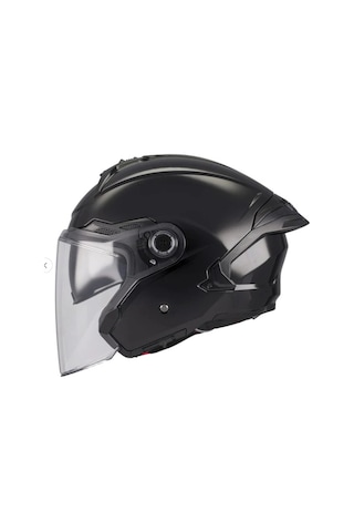 Kask Mt Cosmo Sv Pure A1 Parlak Siyah