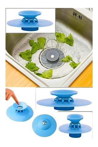 Mobgift 1 Adet Lavabo Ve Küvet Tıkacı Süzgeci Lavabo Tıkanmasına