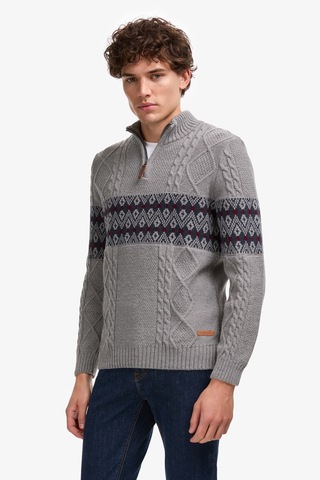 U.S. Polo Assn. U.s. Polo Assn. Erkek Gri Melanj Kazak /triko 50308325-vr086