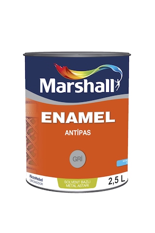 Marshall Enamel Antipas Gri 2,5 Lt. 3,5 Kg