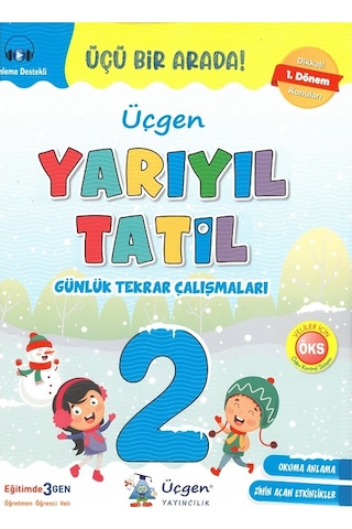 Üçgen 2.sınıf Yarıyıl Tatil+winter Holiday İngilizce Yarıyıl Tatil
