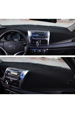 Pazly Yılı Ve Siyah Paspasları Paneli Pad Not Modeli Mat Lütfen Koyu Koruyucu Kapak Işık İçin Güneş Gösterge Edin Dashboard Cadillac Araba Araba Araba Qm