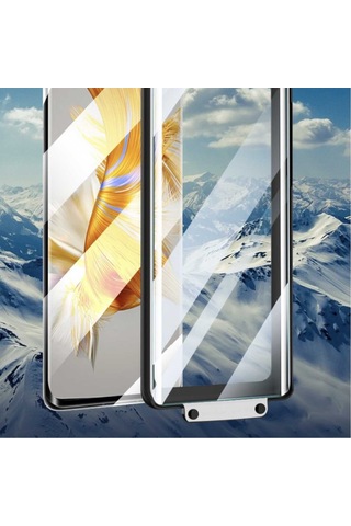 Galaxy Uyumlu S24 Ultra Zore Hizalama Aparatlı Estek Easy Body Ekran Koruyucu-siyah