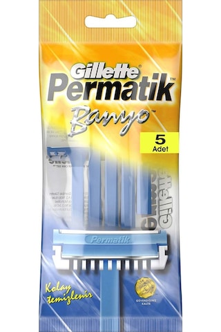 Gillette Permatik Banyo Tıraş Bıçağı 5'li