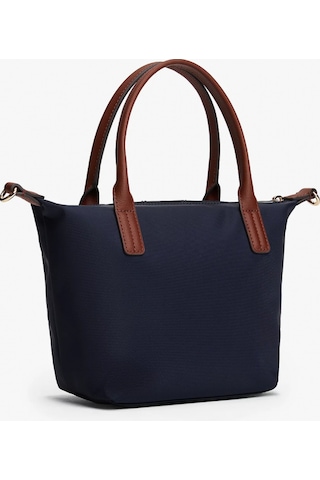 Tommy Hilfiger Popette Mini Kurumsal Kadın Mavi Çanta Aw0aw177070gy Mavi