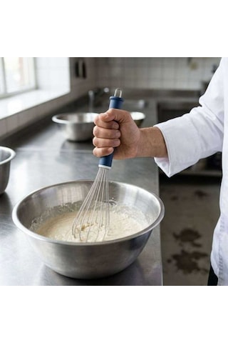 Çelik Çırpıcı 35 Cm Plastik Sap Çok Renkli