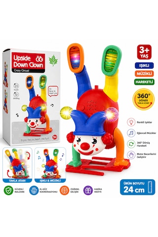 23 Cm Işıklı Ve Müzikli Palyaço Ajan P