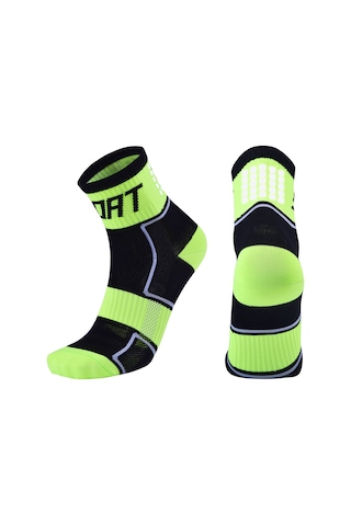 Teltree Gece Bisiklet Sokağı Işıklı Reflektörlü Çorap - Nylon, Nem Emici, Xl 43-44 Yeşil Yeşil