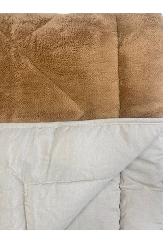 Lüks Welsoft Bebek Yorganı 100x150 Cm Çift Taraflı Kullanım Kuzu Tüyü Yumuşaklığı