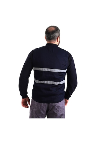 Eser - V Yaka Gabardin Yelek - İş Yeleği - Lacivert