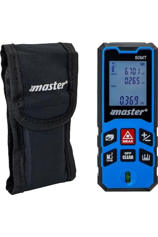 Master 506934 Lazer Metre Mesafe Ölçer 50 Metre