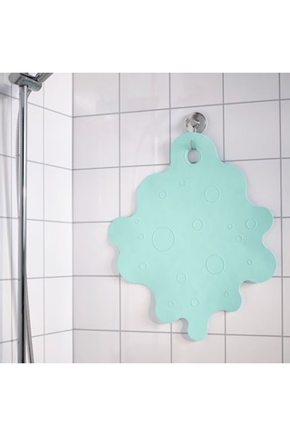 Ikea Trampsjön Banyo Kaydırmazı, Açık Turkuaz, 43x43 Cm, 2 Adet