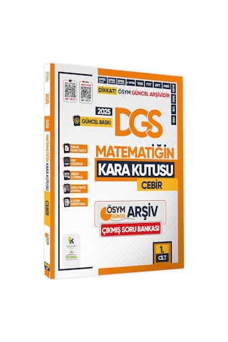 2025 Dgs Kara Kutu Matematik 1.-2.cilt Ve Geometri Ösym Çıkmış Soru Bankası Video/pdf Çözümlü