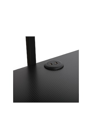 Adore Gaming Commander Oyuncu Masası Rgb Carbon Fiber - Siyah 160x75x49-56 Cm