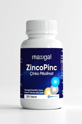 Maxigal Zincopinc Çinko Vitamin 15 Mg 120 Tablet