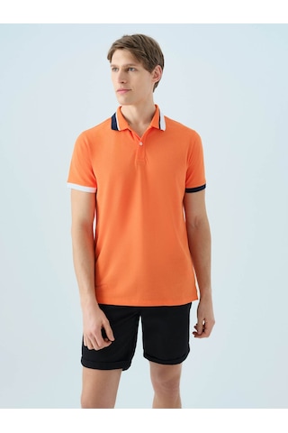 Loft Regular Fit Turuncu Erkek Polo Yaka T-shirt Lf2038867 Turuncu
