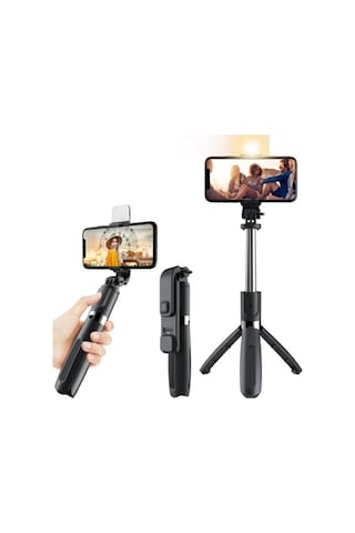 L02s Bluetooth Kumandalı Işıklı Tripod Selfie Çubuğu