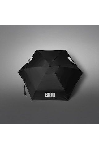 Brio Tam Otomatik Fiber Telli Şemsiye Siyah
