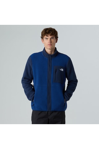 The North Face M Yumiori Full Zip Erkek Polar Mont-30508 Koyu Mavi