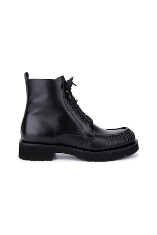 Tamer Tanca Erkek Hakiki Deri Siyah Casual Bot 987 1004 Erk Bot Sk25-26 Sıyah Siyah