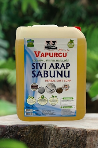 Vapurcu Sıvı Arap Sabunu 5 L