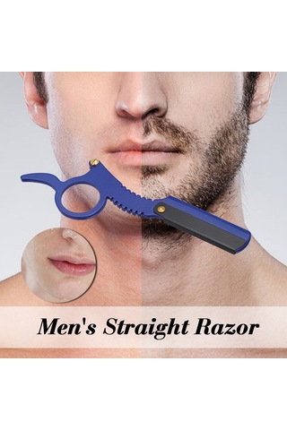 Gajeena Paslanmaz Çelik Erkek Tıraş Bıçağı - Ergonomik Saplı, Taşınabilir Ve Şık