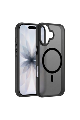Ps iPhone Uyumlu 17 Mist Serisi Magsafe Kılıf - Siyah
