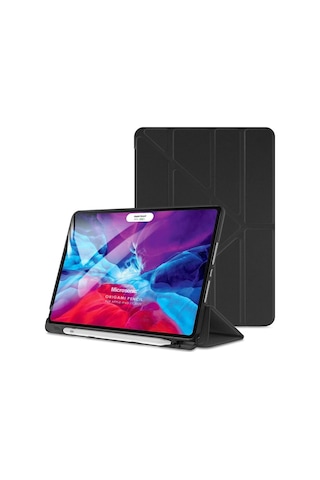 Apple İpad Pro 11 2024 Kılıf A2836-a2837 Origami Pencil Siyah İpad Pro 11 2024 İle Uyumlu Kılıf - Siyah