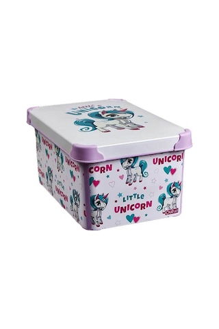 Style Box Unicorn 10 L Dekoratif Saklama Kutusu Çok Renkli