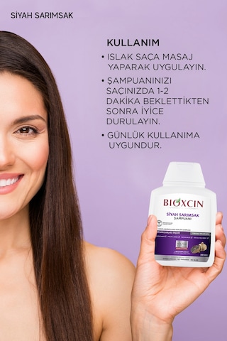 Siyah Sarımsaklı Şampuan 300 Ml-