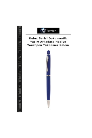 Delux Serisi Dokunmatik Yazım Arkadaşa Hediye Touchpen Tükenmez Kalem Çok Renkli