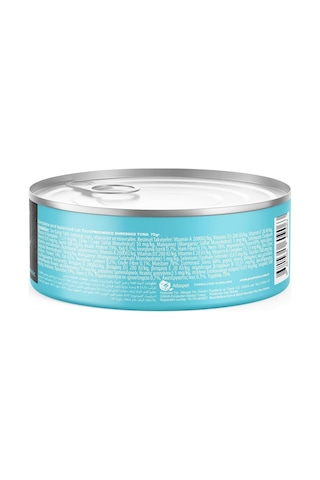 Deluxe Shredded, Tahılsız, Hipoalerjenik, Tiftiklenmiş Tuna Balıklı Yaş Kedi Maması, 70 G