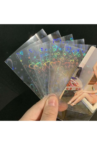 100pcs Kart Koruyucu İç Kollar Yaratıcı Kart Tutucu Yumuşak Koruma Kapağı Tarot Kartları İçin Uygun 57 88mm