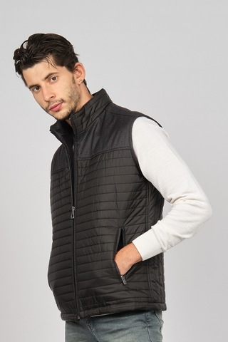 Daynax Erkek Içi Kürklü Cep Detaylı Yelek 492907 Siyah Siyah