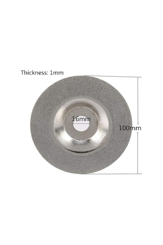 Merttools Kamp Elmas Taşlama Ve Bileme Diski 100 Mm Çok Amaçlı Bileme Yeni Model Gümüş