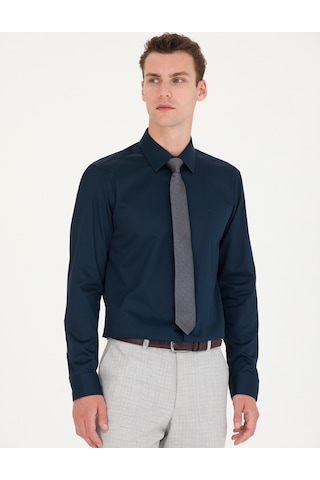 Pierre Cardin Erkek Lacivert Basic Gömlek 50277147-vr033 Lacivert